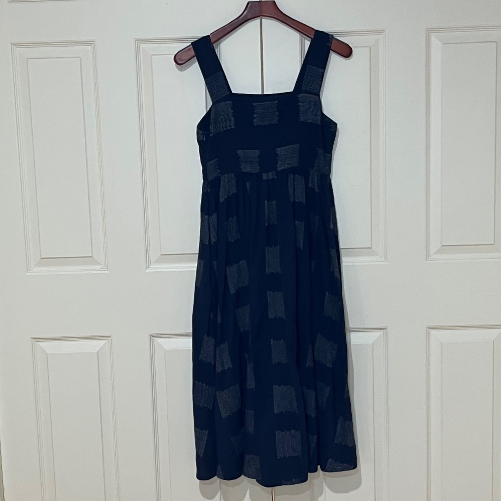 7115 by Szeki Summer Sundress Indigo Blue Small